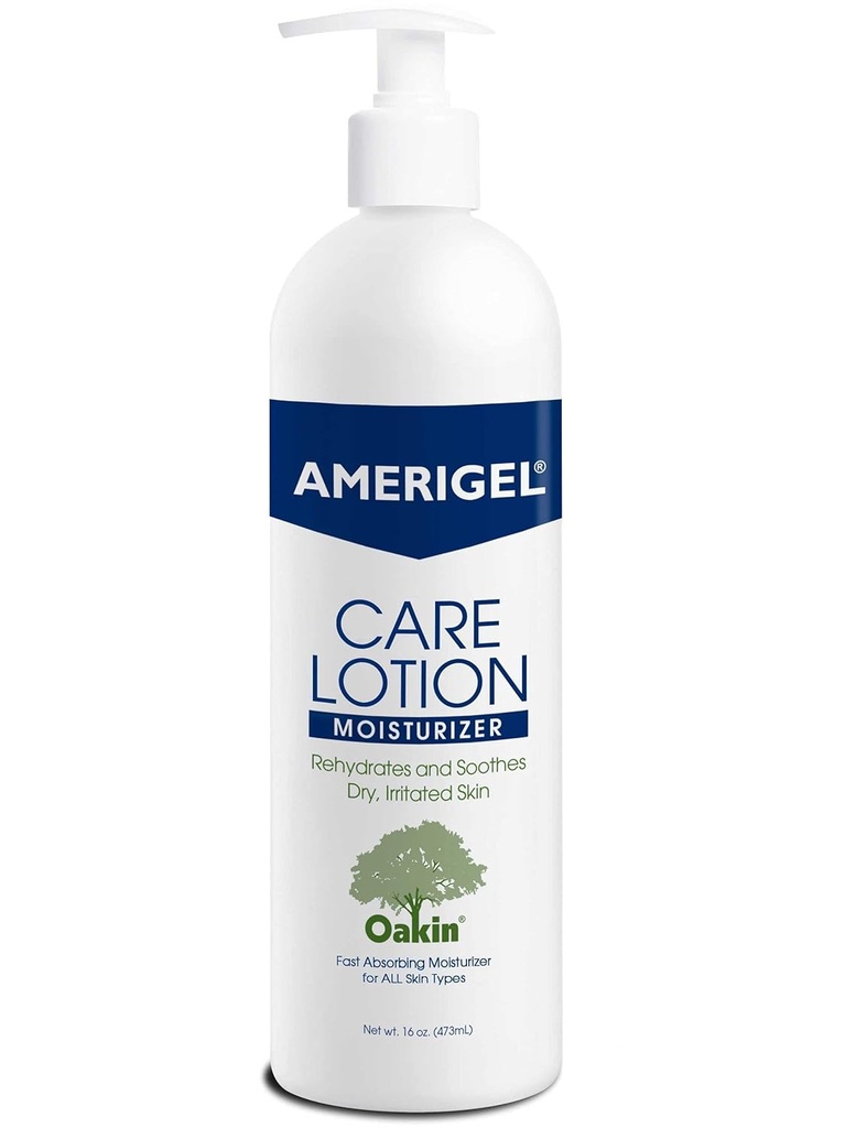 AMERIGEL Care Lotion - Moisturizer hypergenik - Diabetic Skin Care - Redrates dan Soothes Dry, Irroted Skin - 16 oz.