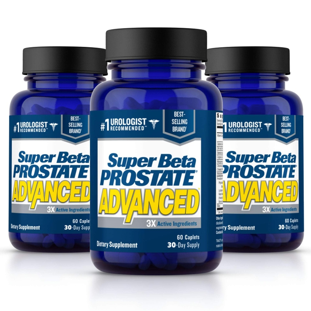 PROSTATOR SUPER BETA DEKSI - Mengurangi Langkah Kamar Mandi, Tidur Promosibel, Dukung Operasi Bladder. Tambahan Prostat untuk Pria dengan Beta Sitosterol, bukan Saw Palmetto (180 Caplets, 3-Pack)