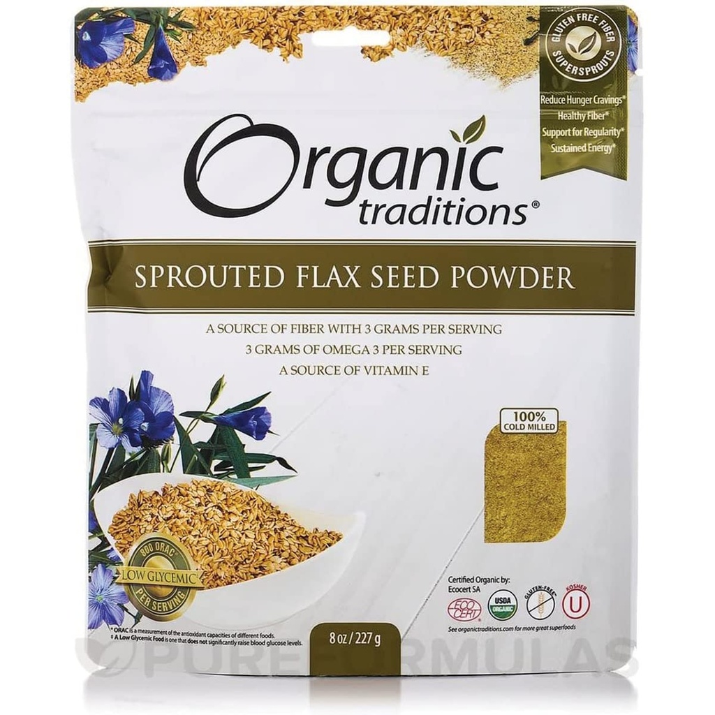 Berkembang Flax Golden Organic Tradition 8 oz Bag