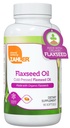 Zahler Organic Flaxseed Oil - 1000mg Softgels - Organik Omega 3 Tambahan - Kosher Non-GMO Gluganian- Friendly Flaxseed (90 Count)