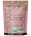 Truvani Vegan Pea Protein Powder 124; Vanilla Chai 124; 20g Organic Plant Based Protein 124; 20 Servings
