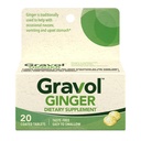 Gravol Ginger Tablets for Upset Stomach and Nausea, 20ct Affects