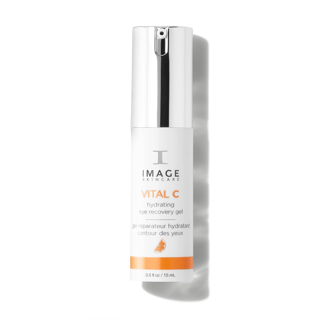 IMAGE Skincare, VITAL C Hydrating Eye Recovery Gel, With Vitamin C and Peptides to Reduce Appectures of Dark Circles, Bags, and Wrinkles Under Eyes, 0.5 fl oz