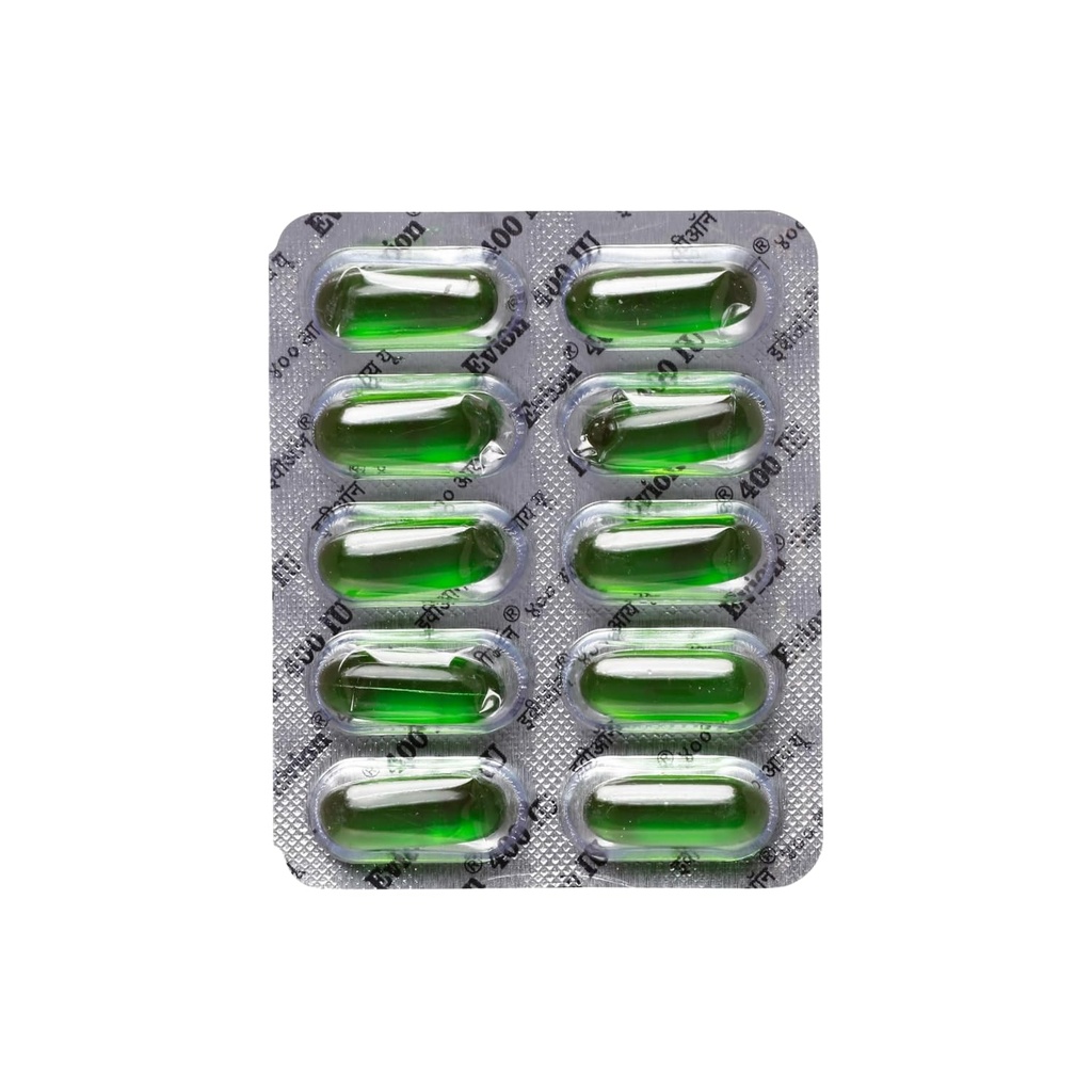 50 Evie Capsules Vitamin E untuk Glowing Face, Rambut Kuat, Acne, Nails, Glowing Skin 400mg
