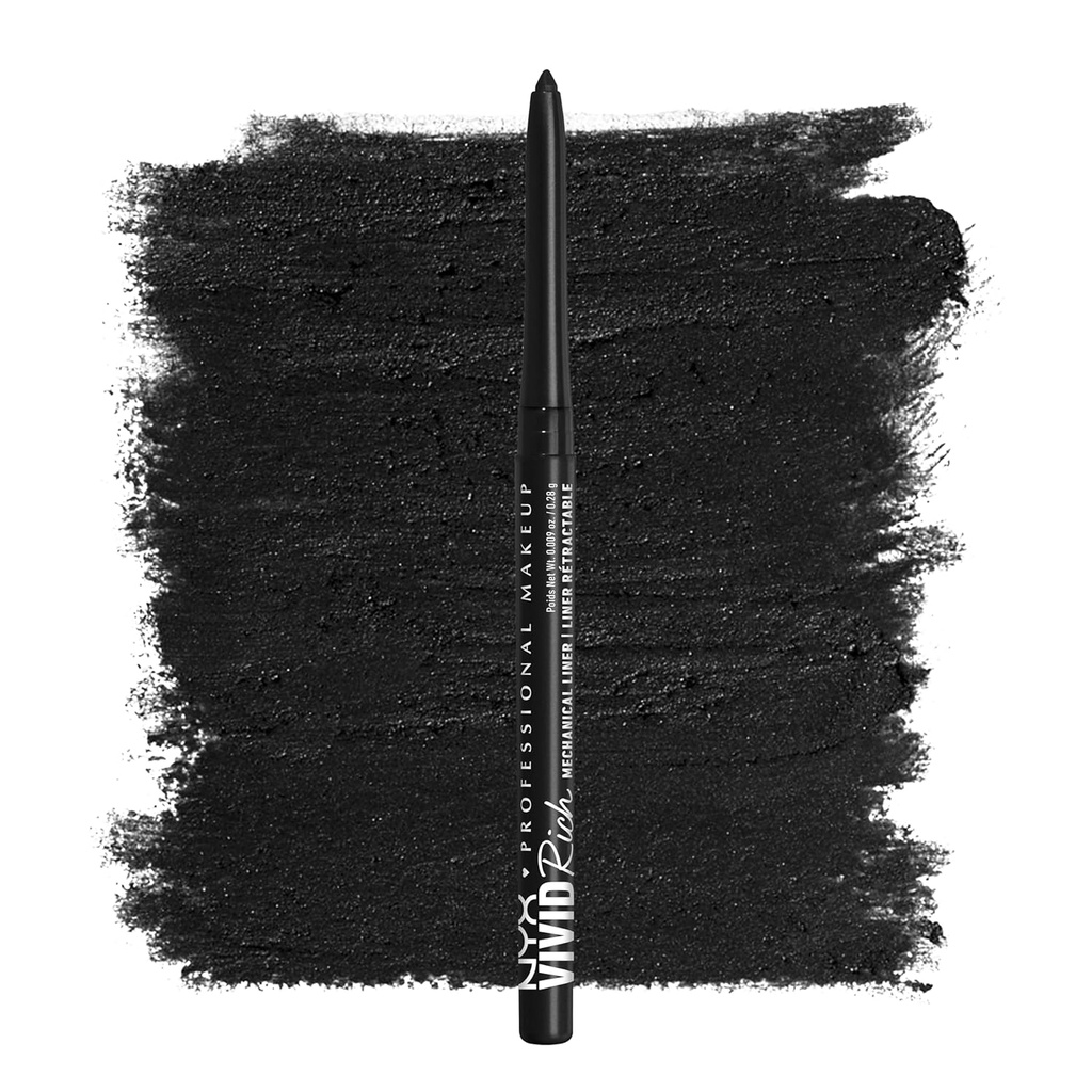 NYX PROFESIONAL MAKEUP Mechanical Eye Pencil, Vivid Rich Mechanical, Creamy Retractable Eyeliner