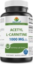 Brieofood Acetyl L- Carnitine 1000 mg Per Service - 240 Kapsul. Bebas Gluten-, Non- GMO.