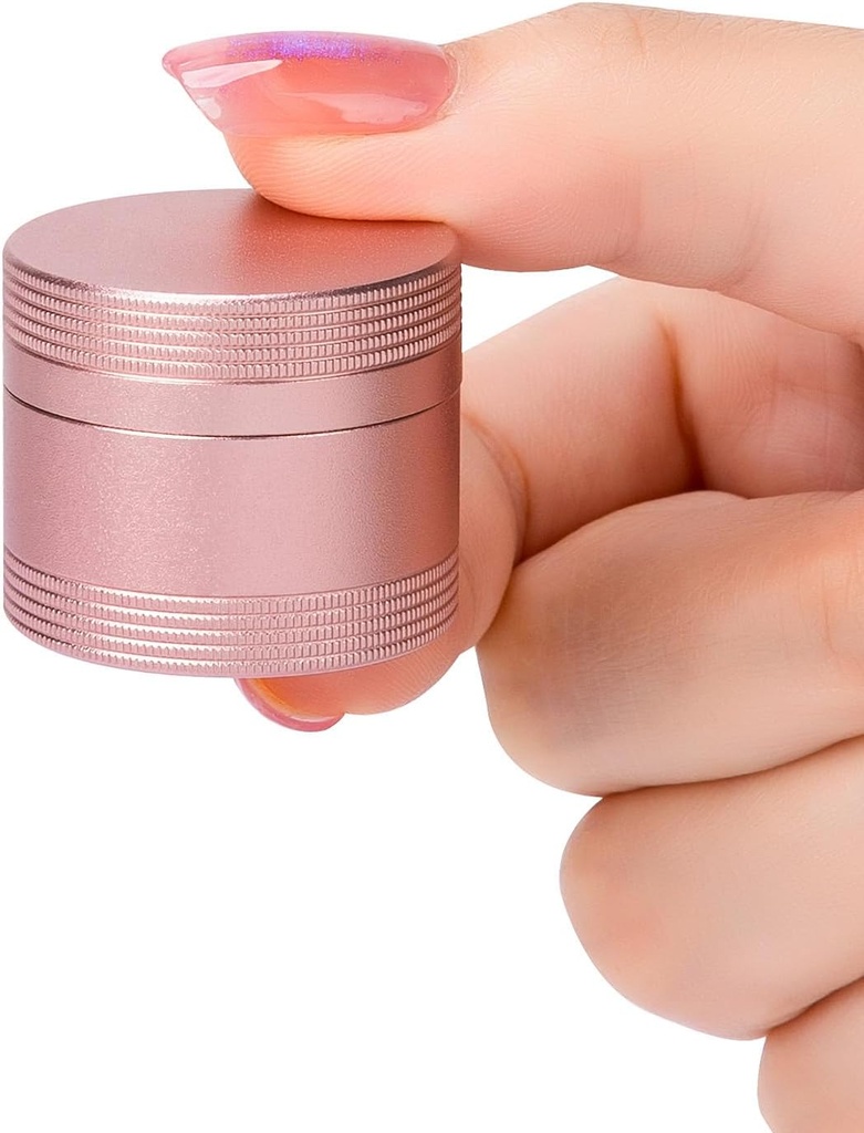 Kotak pil KB, Daily Pil - Kontainer Metal Portabel untuk Pocket Purse, Pill Hill Tunggal untuk Vitamin, Minyak Cod Liver, Obat-obatan, Pill Organizer Pink