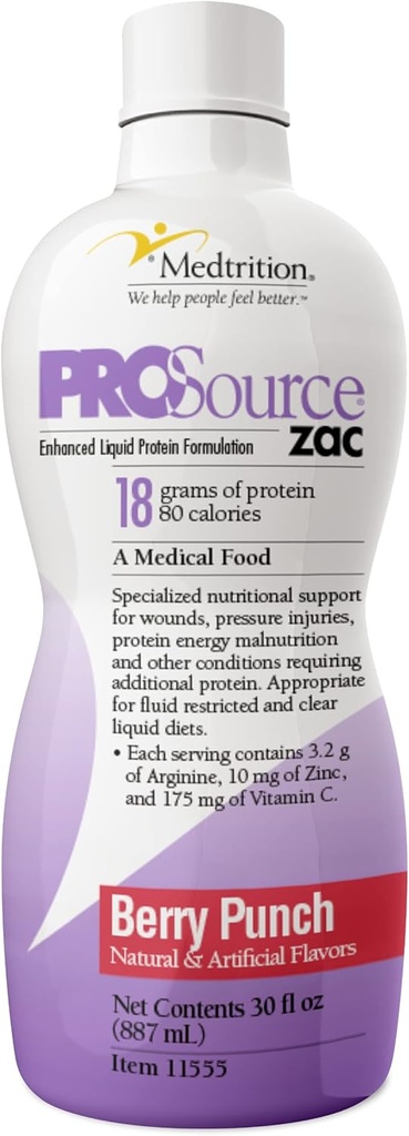 Medtrition Prosource Zac Berry Energy Punch (Paket 4 Botol)