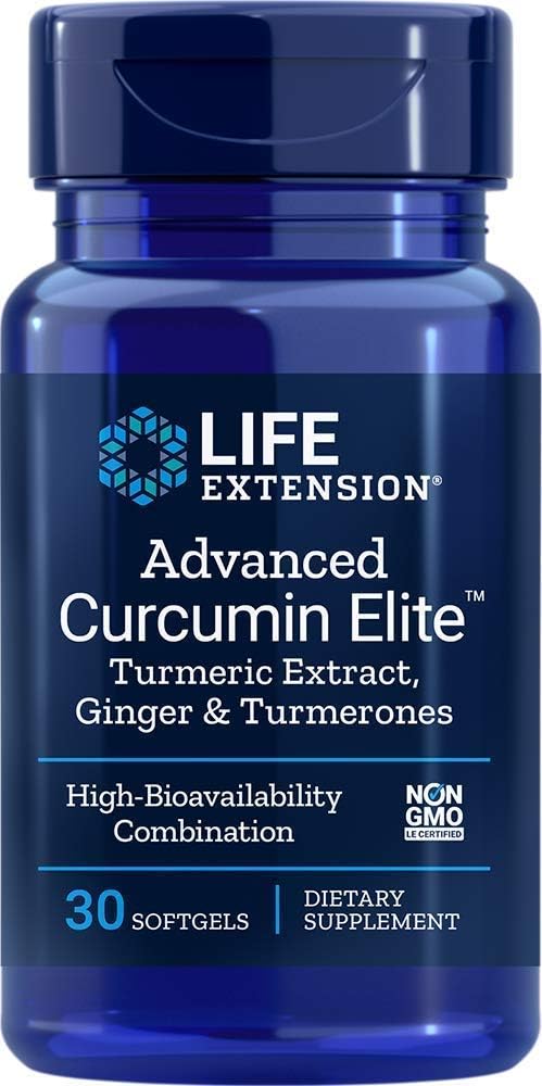 Ekstensi Hidup Lanjutan Bio- Curcumin dengan Ginger & Turmerones, 30 Softgels