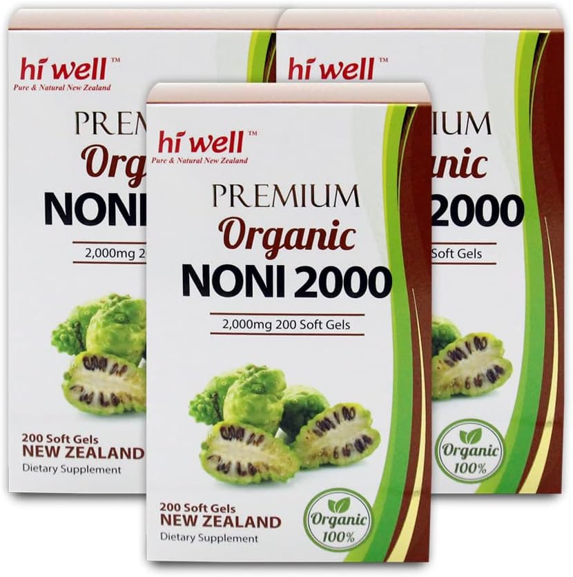 (Paket 3) Hi Nah Premium Noni 2000 200 Softgels