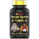 Fadogia Agrestis & Tongkat Ali Suplemen: 1500mg - 120 Capsules 12.4; 750mg Masing-masing dari Tongkat Ali (Longjack) & Fadogia 124; Ultra- Sengable Formula Untuk Nutmula Olahraga, Performansi Atletik, & Muscles *