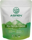 Aspen Aspeal Pea Protein Powder 5 Lb - Perkembangan Otot, Kesaul, Pencerahan & Hati & Dukungan Kesehatan: 124; Tanpa Rasa, Tanaman Based, Soy- Bebas, Non-GMO, Vegan, Keto & Low Carb 124g Protein