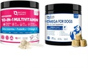 NAFURE TARGET Dog Vitamin Powder - Omega 3 Fish Oil for Dogs