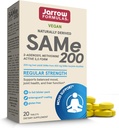 Jarrow Formula, 200 mg sama, Pendukung Kesehatan Gabungan, Fungsi Hati, Metabolisme Otak, 20 Tablet, Hingga 20 Hari Supply