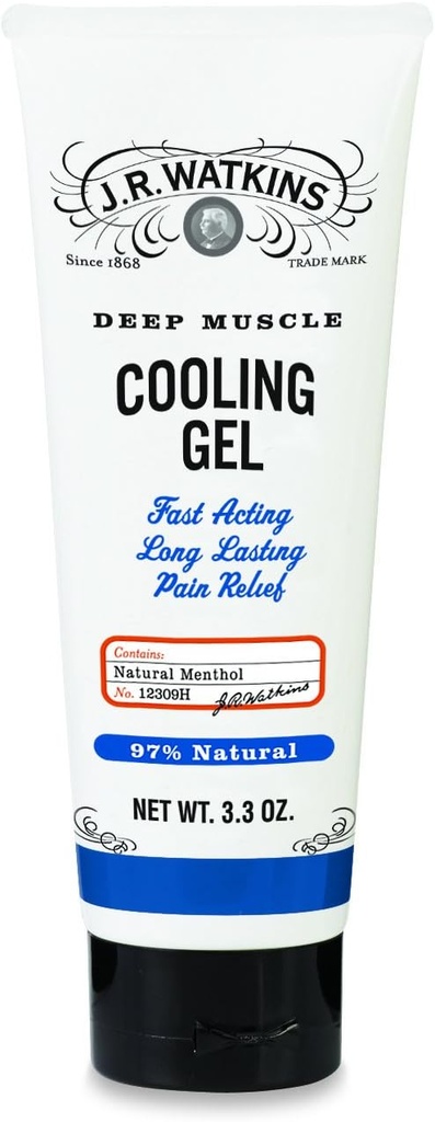 J.R. Watkins Deep Muscle Memasak Gel, Default, 3.3 Ounce
