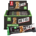 MET- Rx Besar 100 Kolosal Protein Bar, Crispy Apple Pie Pengganti Bar, 9 Count