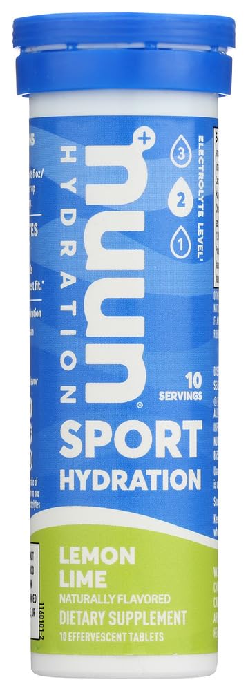 Nuun Aktif: Lemon + Lime Electrolite Enhanced Drink Tablet (6-Pack 10 tablet) 6