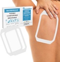 Bousbreables Waterproof Bandages, Transparent Film Dressing, Waterproof Bandages Post Surgics, 6x8, Wound Cover, Transparent Dressing, Wound Covers for Showering, Water Provices Patch for Skin, Large