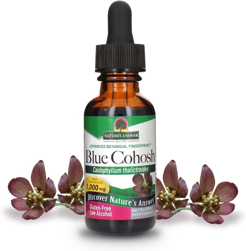 Nature 's Respon Blue Cohosh Root with Organic Alkohol, 1 - Fluid Ounce