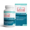 Szio + Utiva Bladder Health - Control Suplemen Overactive Bladder dan Lower Urinary Tract Health - Secara klinis Proven untuk Mengurangi Frekuensi dan Keadaan Darurat - 60 Kapsul