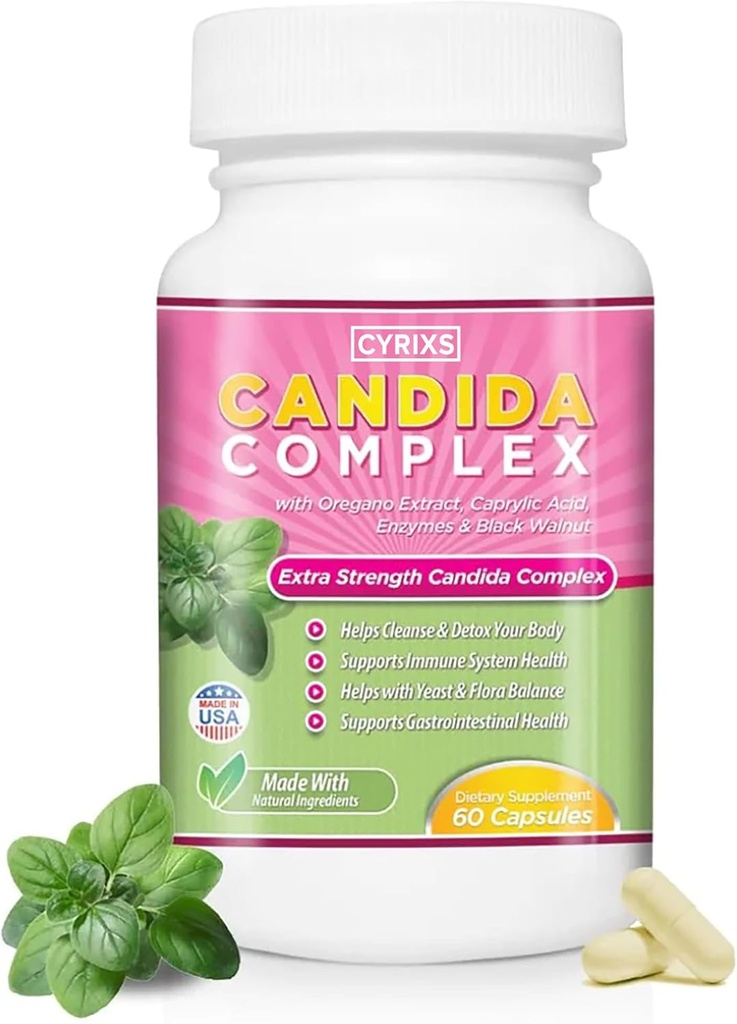 Candida Complex 134; Boost Your Ammune System 126; All Natural Gut Cleanse with Herbs, Antifungal, Enzymes and Progories 124; Eliminates Candida 124; Prevention Rececres