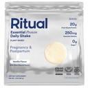 Tumbuhan Vegan Ritual Berbasis Protein Powder: Choline untuk mendukung Pregnancy, Postpartum, & Lactation, 20g Organic Pea Protein dari Farms Regeneratif di Amerika Serikat, Sugar Free Vanilla, 1 Lbs