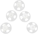 Hearing Aid Ear Piece Open Domes 6mm 5- Pack Comfortable PSAP (Personal Sound Amplifier Product) Kit Ear Tips Invisible, Perfect for Open Air (Open fit), kecuali RIC