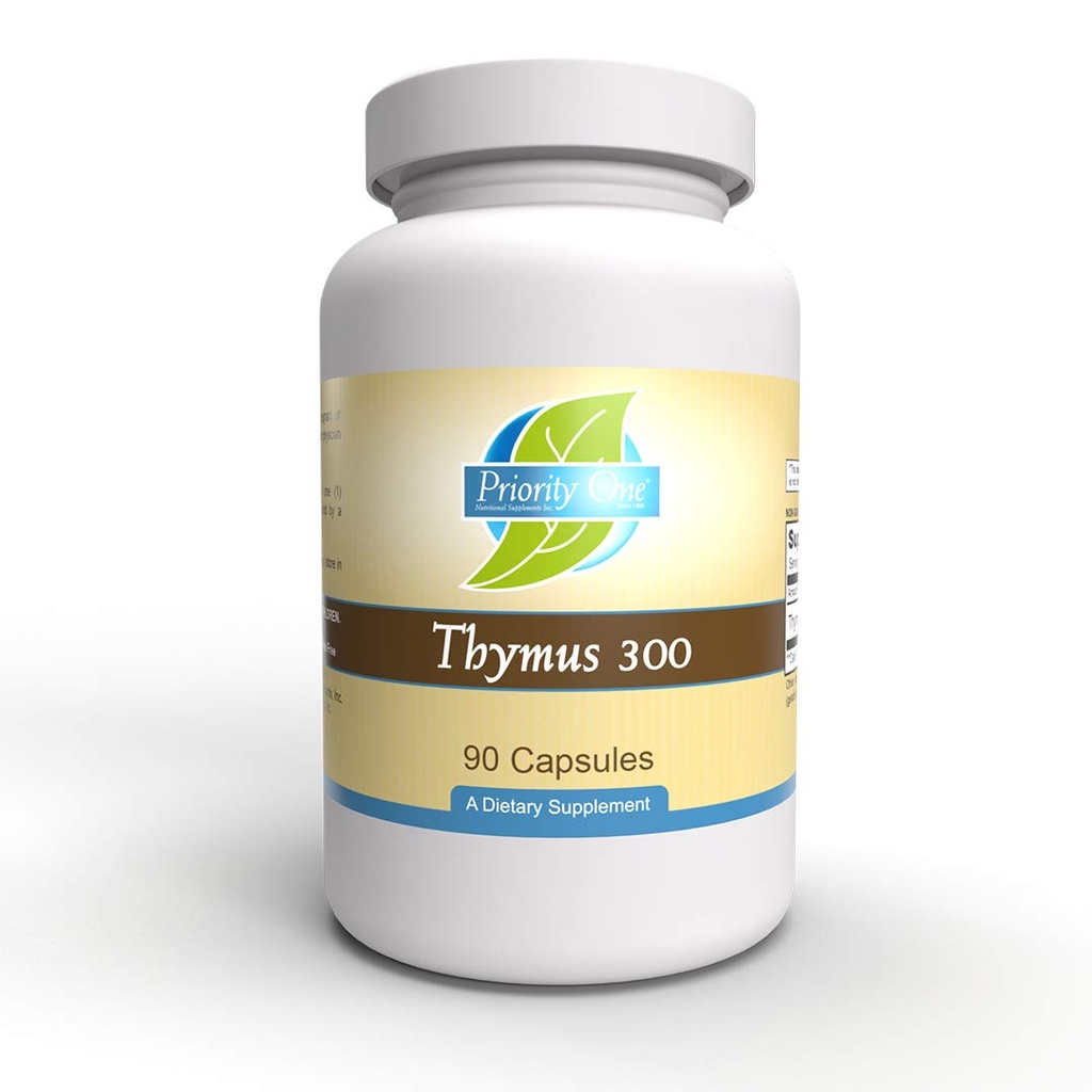 Prioritas Satu Vitamin Thymus 300mg 90 Capsules - Glandular- Immune System Support *
