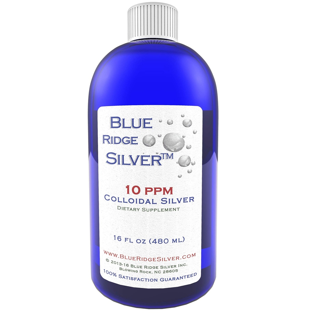 10 plum 16 oz Colloidal Silver Natural Ammune Dukungan Kesehatan Tambahan