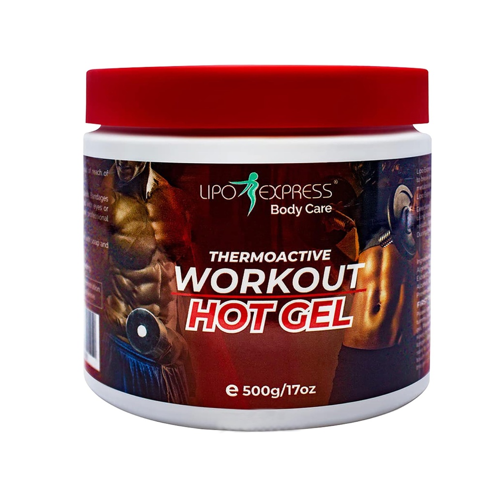 Workout Enhancing Fat Burning Hot Gel by LipoExpress 17 Oz Sempurna untuk latihan dan latihan. Thermoactive Hot Gel-Juga Besar untuk Relaksasi Otot dan Pijat