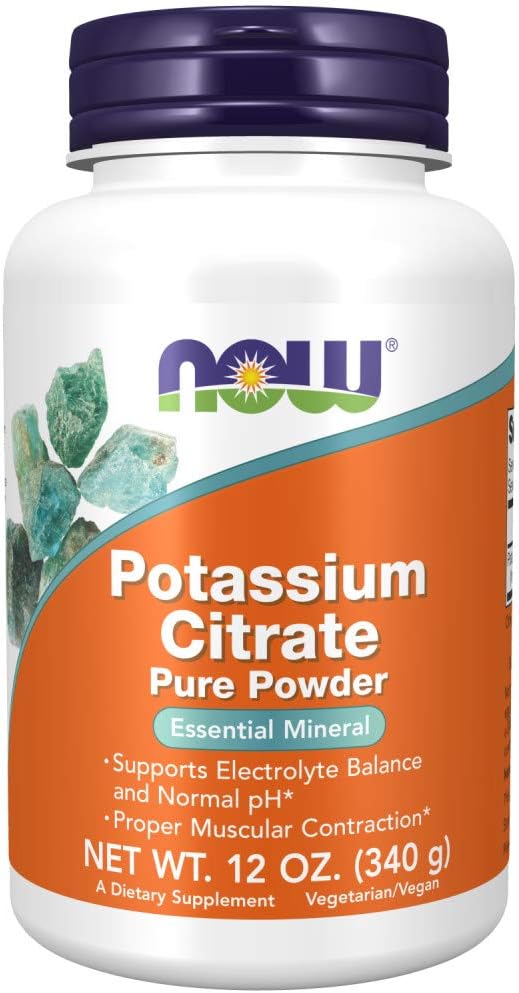 Now Foods Potasium Citrate Powder 12 Ounce, 12.0 Ounce