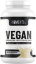 Biomental Vegan Powder - Vanilla - Gluten- Free - None-GMO - Plant-Based Protein - Supports W8th & Muscle Growth - Enhanced Absorpsi - Perfect for Men & Women