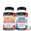 BioSchwartz Daily Multivitamin for Women 50 & Over (1 Month Supply) Plus Bone Strength Mineral Suplemen dengan Kalsium dan Magnesium (Persediaan 1 Bulan)