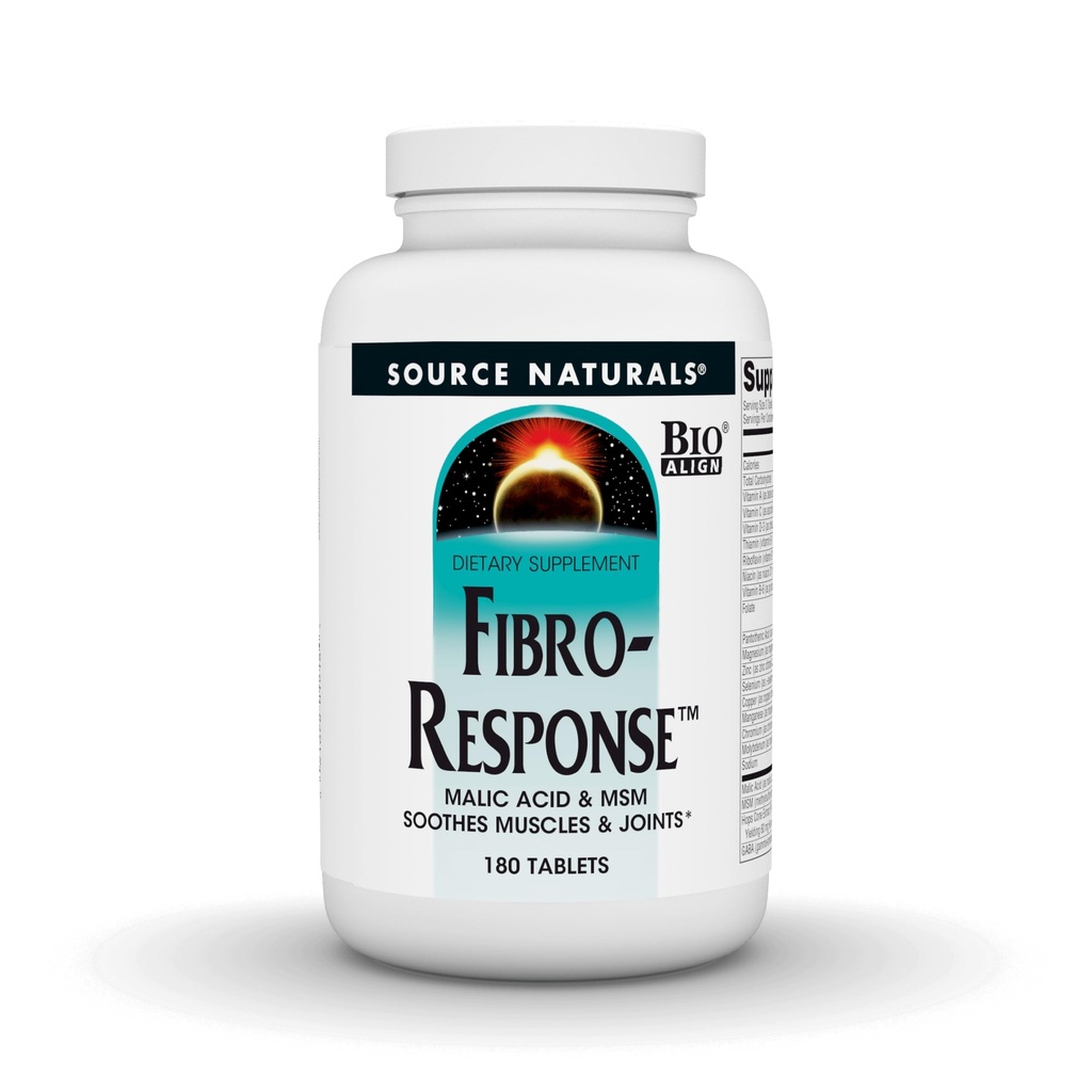 Sumber: Fibro- Response Bio- Aligned Malic Acid & MSM, 180 tablet