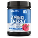 Optimum Nutrition Amino Energy - Pre Workout with Green Tea, BCAA, Acids, Keto Friendly, Green Coffee Extract, Energy Powder - Blue Raspberry, 65 Servings (Packaging May Wary)