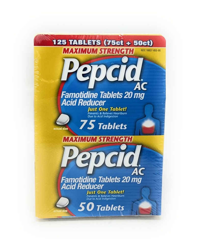 Tenaga Maksimal Pemulihan AC Pepcid - 125 Tablet