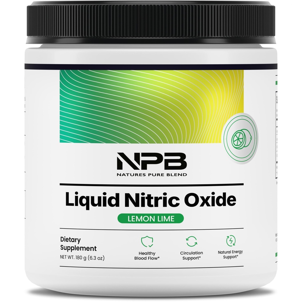 Suplemen Nitric Oxide Nature 's Pure Blade Liquid Oxide Supports for Men - L-Arginine Powder - Nitric Oxide Booster & Circulation Suplemen Darah, L Arginine dan L Citrulline - 5000 MG