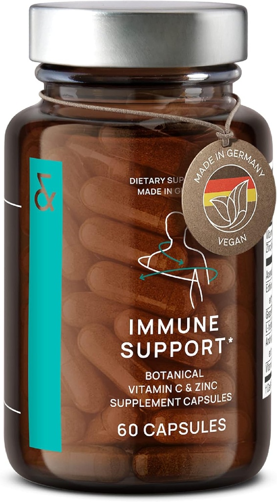 N ° 7 Immune SupppIement Supplement - Imunity Boost with Echinacea - Natural Vitamin C from Acerola - Zinc - Andrographis - Grapefruit Extract - Vegan Immune System Vitamin Complex - 60 Capsules