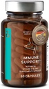 N ° 7 Immune SupppIement Supplement - Imunity Boost with Echinacea - Natural Vitamin C from Acerola - Zinc - Andrographis - Grapefruit Extract - Vegan Immune System Vitamin Complex - 60 Capsules
