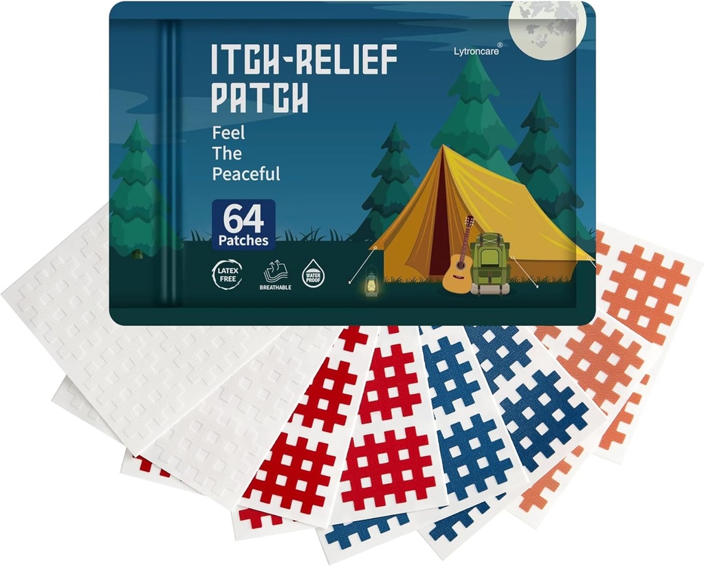 Bug Bite Itch Relief Patch untuk Anak (64 Count), Jalan Perjalanan Esensial bagi Anak-anak, Ingreasi Alam