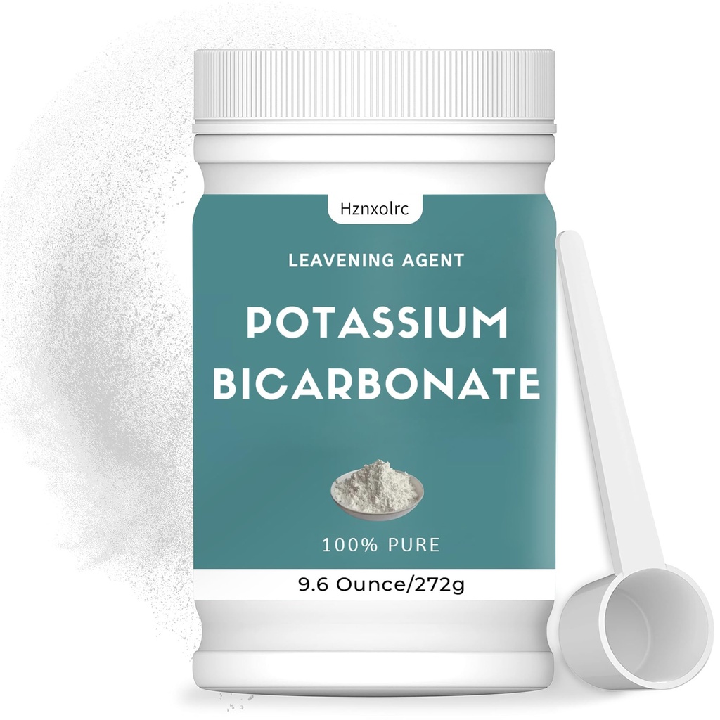 9,6 oz Potasium Bikarbonat, 100% Potasium Murni Bikarbonat Potasium Bikarbonat untuk Tanaman, Digunakan Dalam Membuat Anggur, Cakes, Cookies dan More