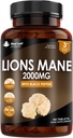 New Leaf Products Lions Mane Mushroom Extract Suplement 2000mg