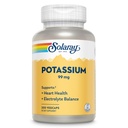 Solaray Potasium 99 mg - Electrolite Balance Formula - Potasium Suplemen untuk Electrolite, Vascular and Heart Health Dukungan - 60- Hari Uang Jaminan, Lab Verifikasi, 200 Hamba, 200 VexCaps