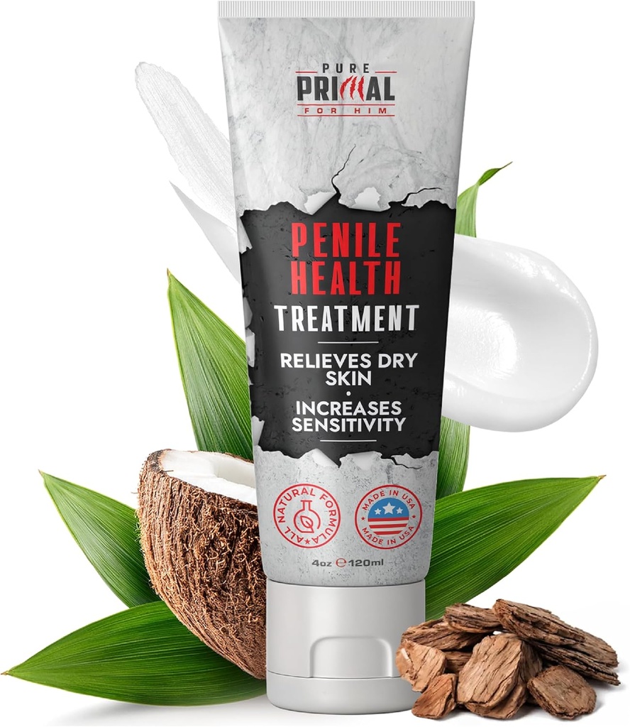 Cream Penile Primal Murni untuk Pria - Cepat Menyerap Penile Kesehatan Creme untuk Dukungan Hidration Skin
