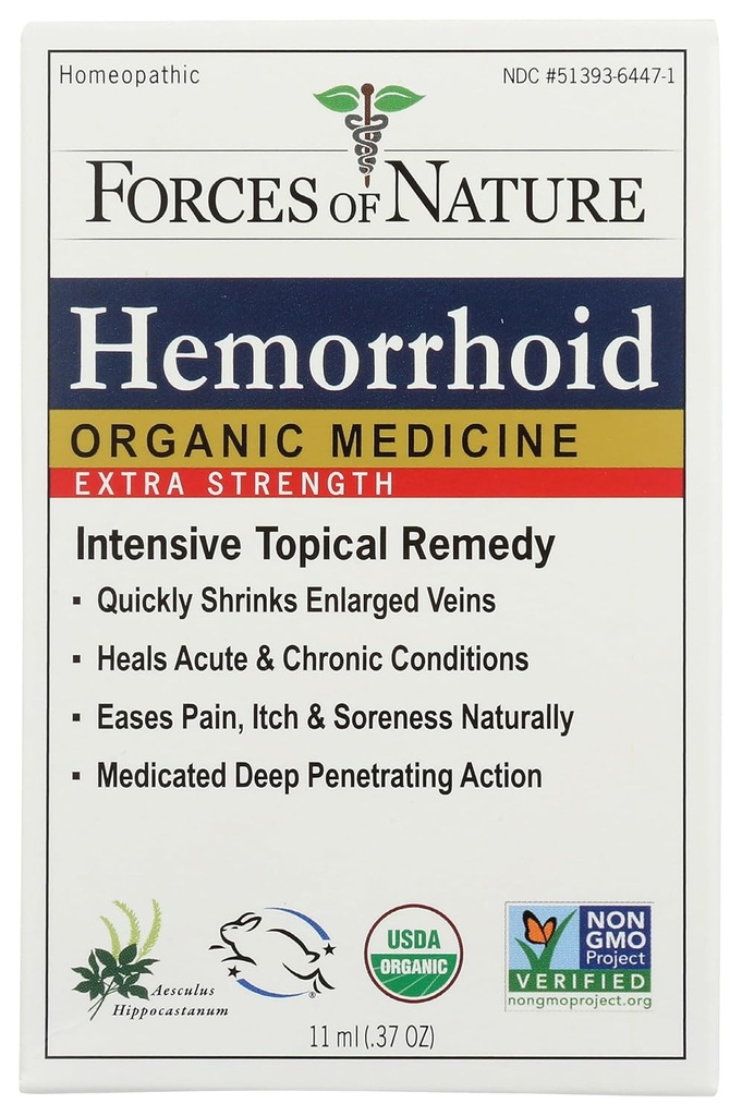 FORCES OF NATURE Organic Heembehoid Control Extra Strength, 0.37 OZ