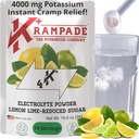 Krompade Electrolytes Powder Potasium Suplemen - 4000 mg K +, > 4X Lebih dari Coconut Water 124; Instant Crump Relief 124; Hidration Powder