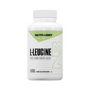 Suplemen NutraBio L-Leucine - Optimal Amino Acid for Muscle Growth & Recovery - Allammed Free Form Leucine Amino Acids Suppliment- Vegan, Non-GMO, Gluten Free - 400mg, 180 Capsules