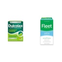 Dulcolax Overnight Relief Laxative 50 Count & Fleet Saline Communima Adult Relief 4 Botol