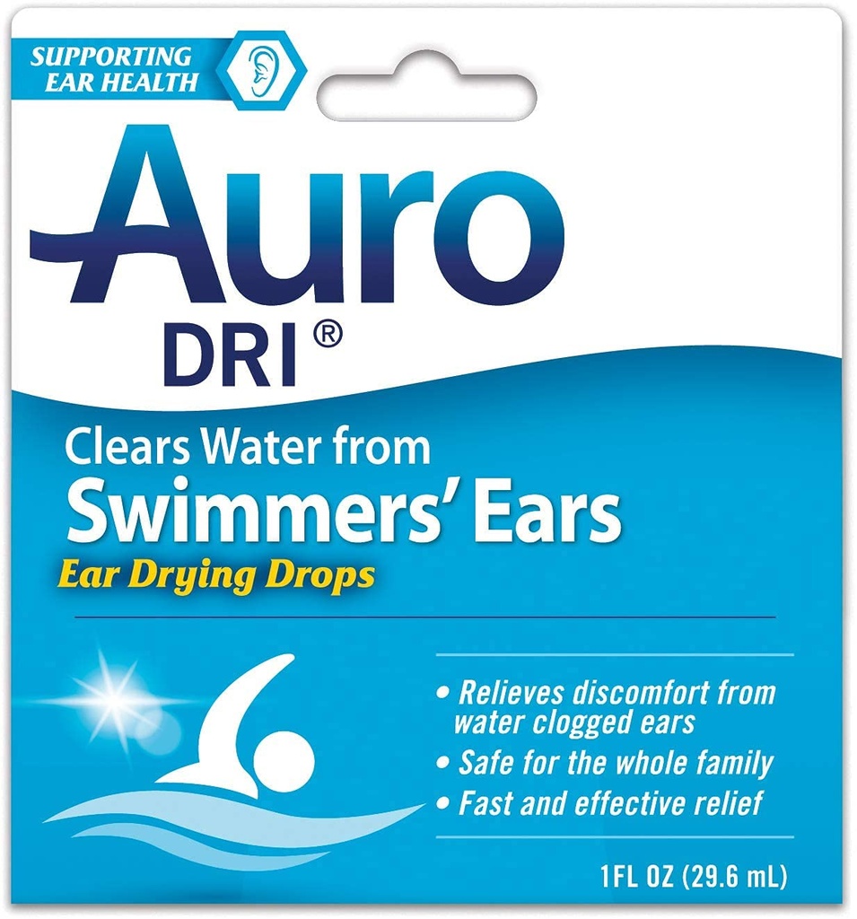 Paket khusus 5 Del Farmasi Auro- Dri Telinga Drying Aid 1 fl oz (29.6 ml)