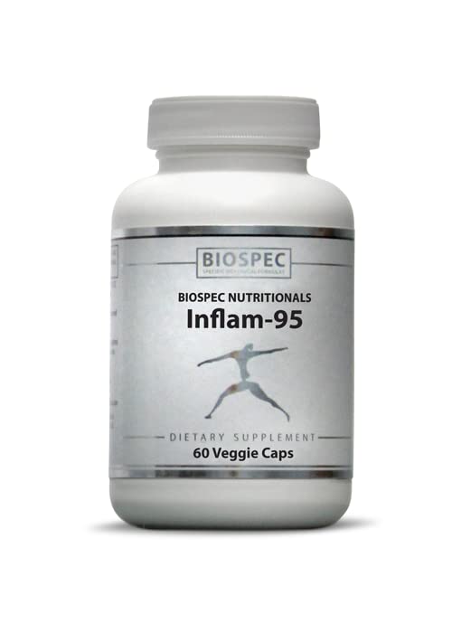 Inflam-95 - Ginger Root Extract 2.000 mg, Curcumin Root Extract, Boswellia Serrata Extract, Nettle Leaf Extract, Bioperin - Dukung Inflammatory Respon *